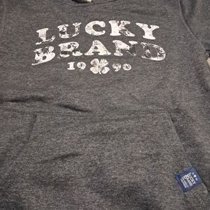 Lucky Brand Gray Kids Hoodie